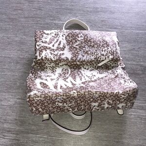 DKNY Tilly Flap Backpack - Tan/Cream NWOT